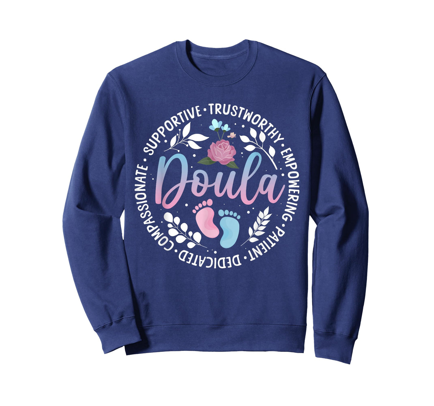 Cute Doula Art For Women Mom Midwife Labor & Delivery Doula T-Shirt