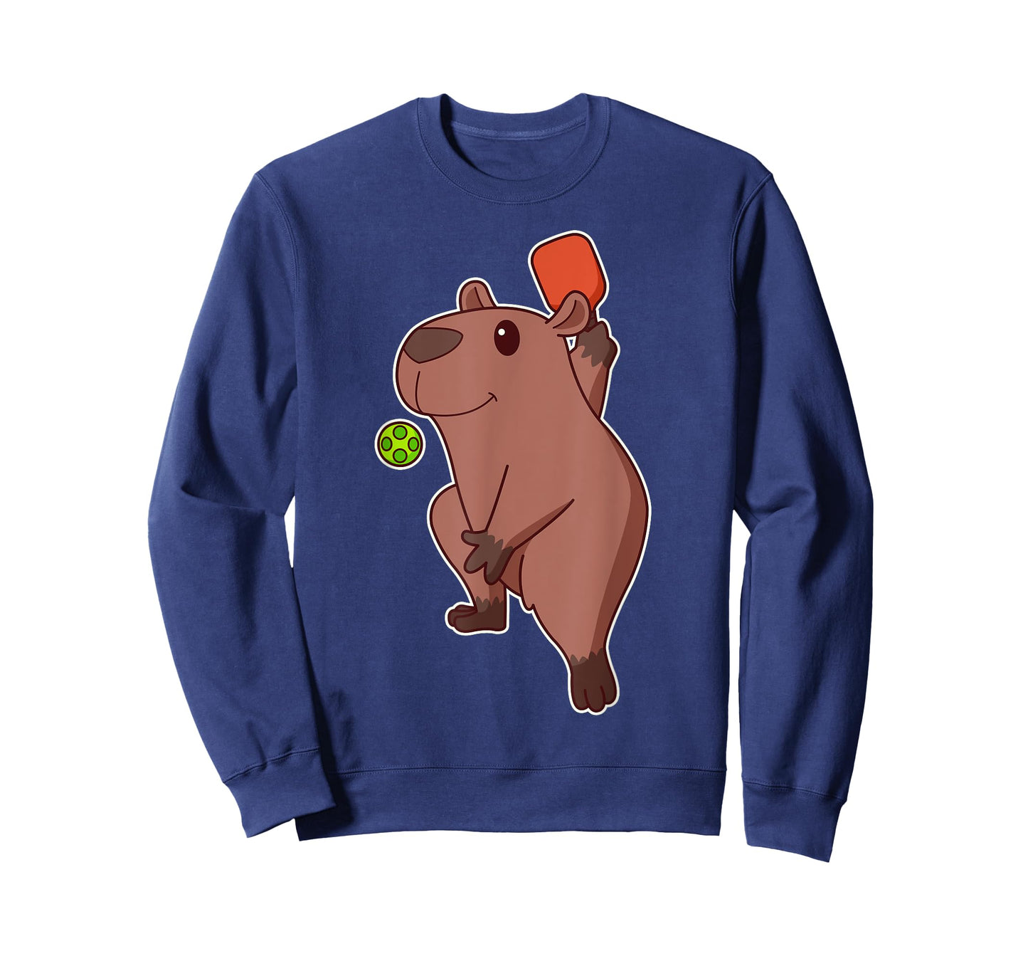 Cute Kawaii Capybara playing pickleball T-Shirt