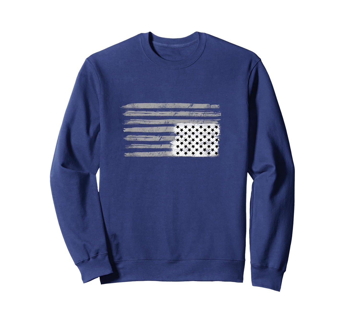 Black and White American Flag Resist Upside Down USA T-Shirt T-Shirt