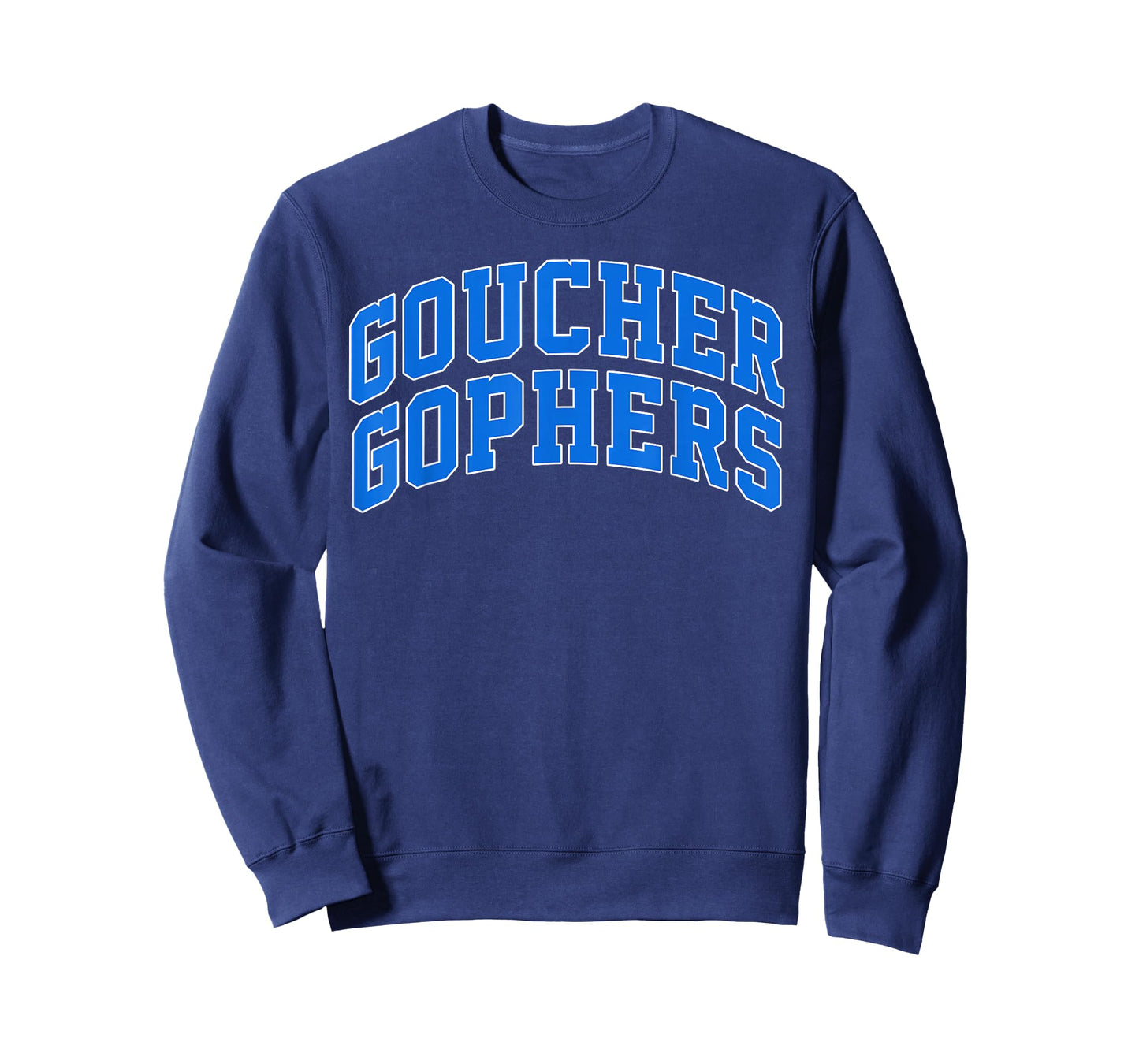 Goucher Gophers College Athletics Vintage Arch Design T-Shirt
