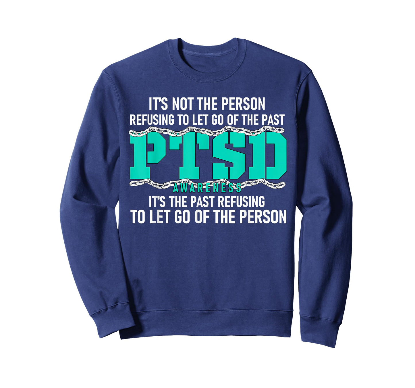 PTSD Awareness PTSD Awareness Teal Ribbon T-Shirt Small