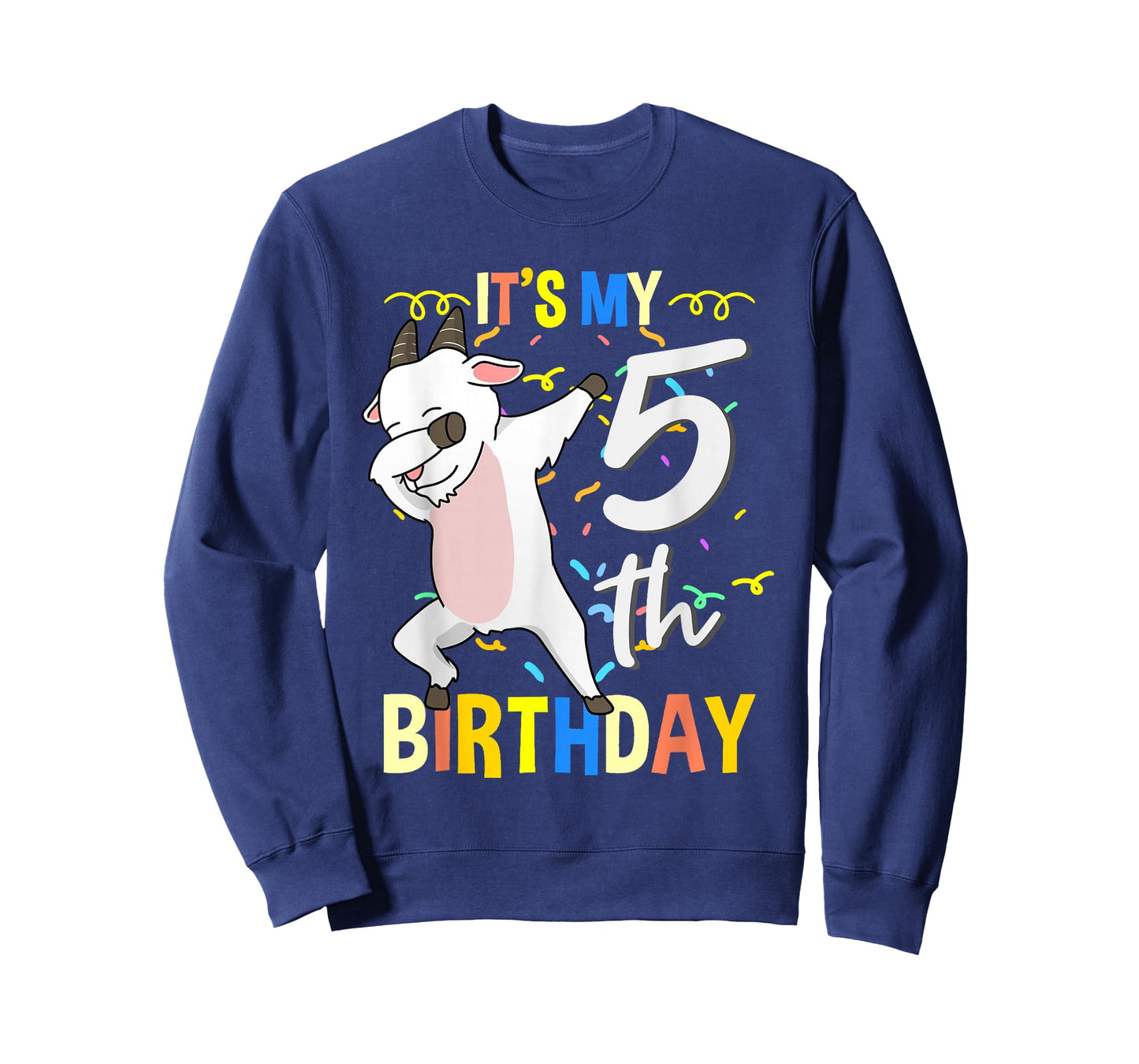 Its My 5th Birthday Dabbing Goat T-Shirt