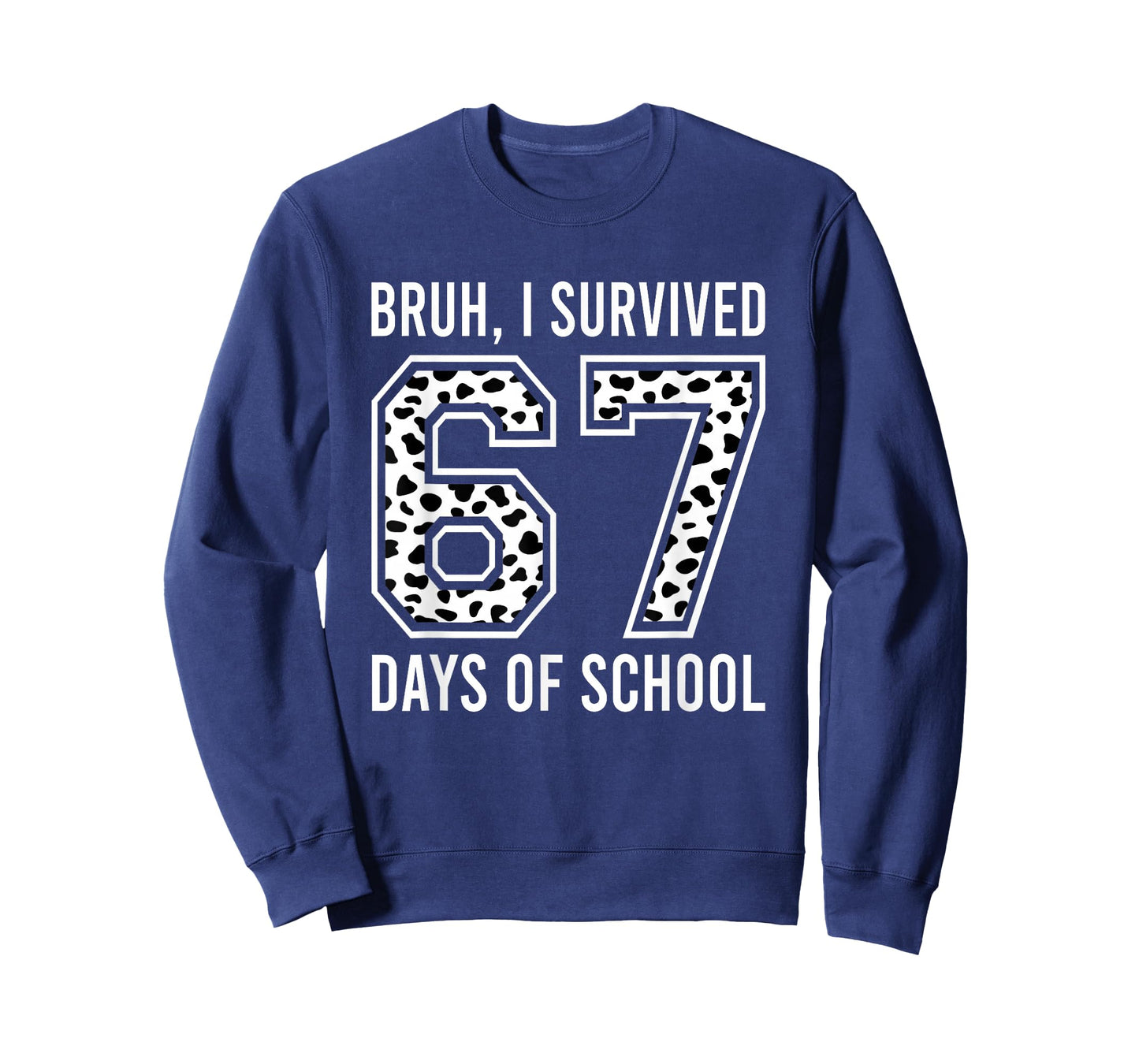 Bruh I Survived 67 Days of School Six Seven Kids Teacher T-Shirt
