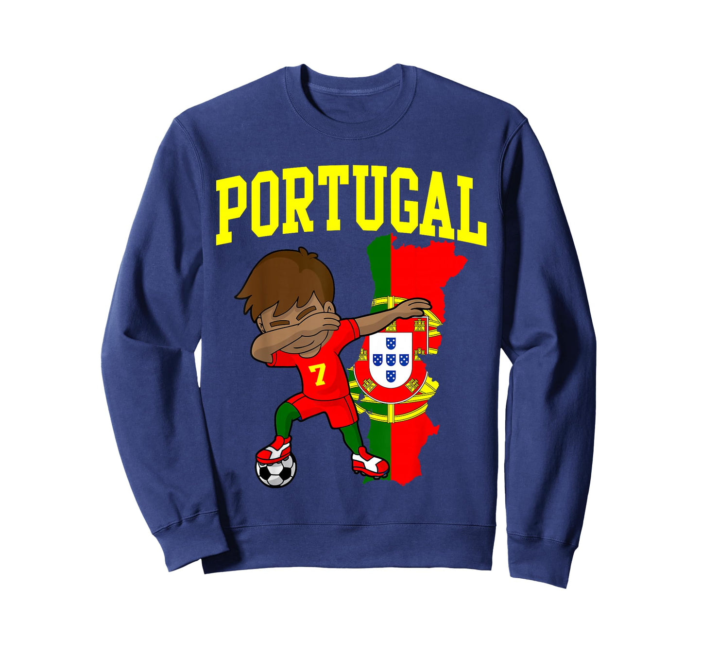 Portugal Soccer Dabbing Football Portuguese T-Shirt