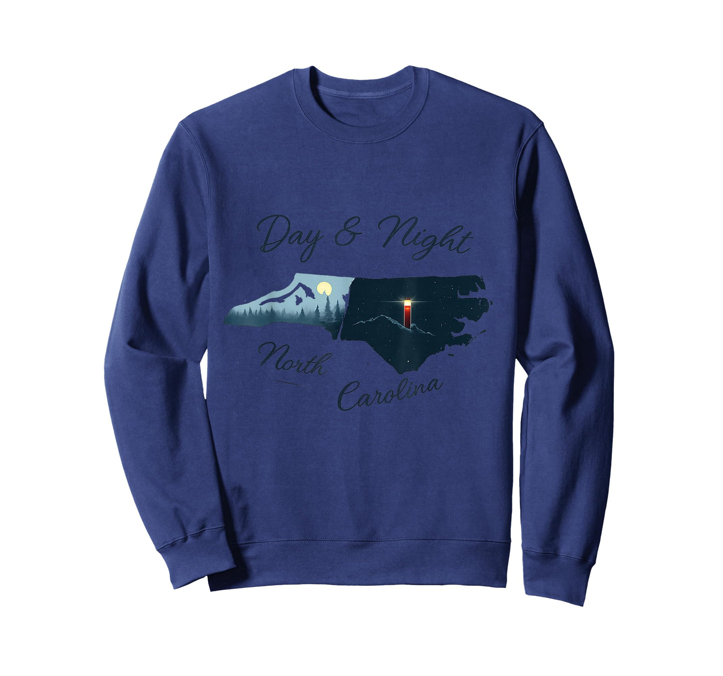 North Carolina Scenic Mountains & Lighthouse Tshirt T-Shirt