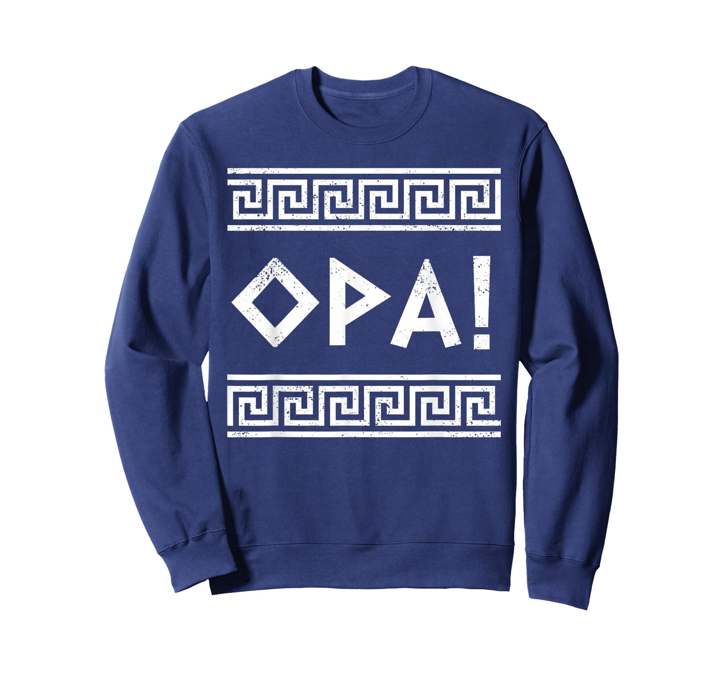 Opa Ancient Greek Pride Greek Flag Funny Greek Party Greece T-Shirt