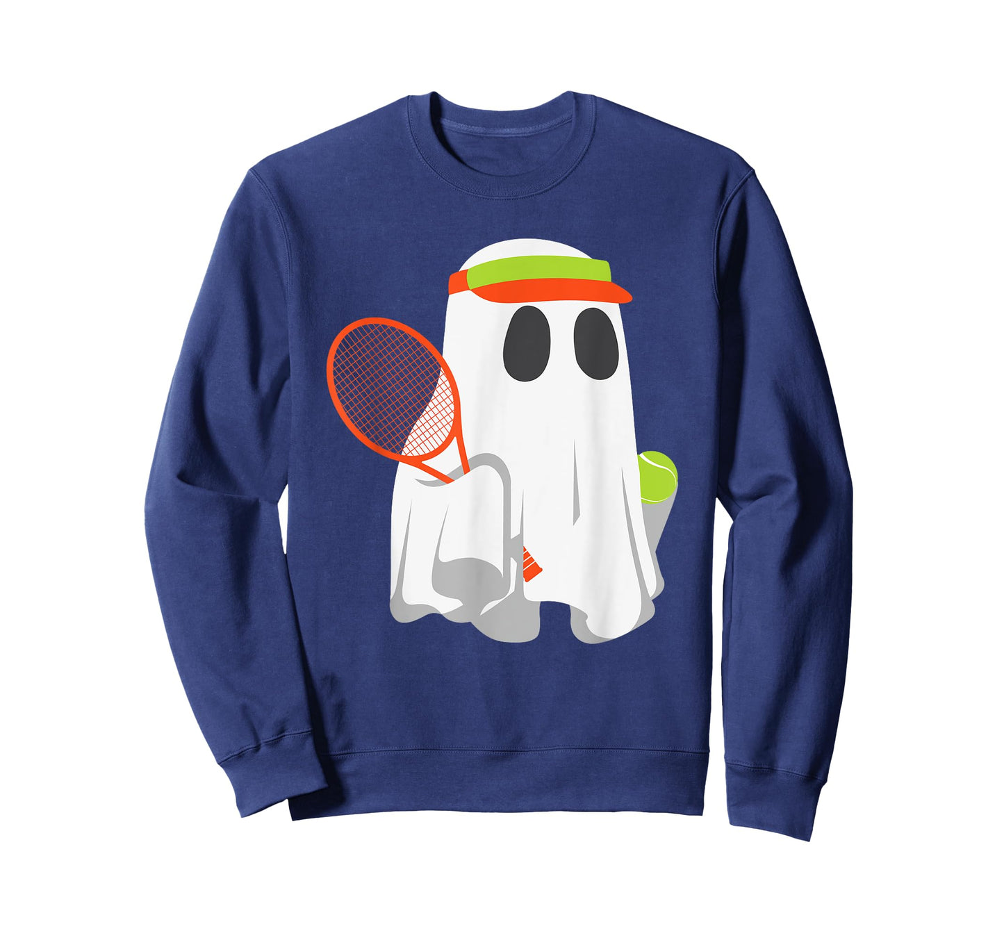 Funny Halloween Tennis Player Ghost Men Women Kids Matching T-Shirt