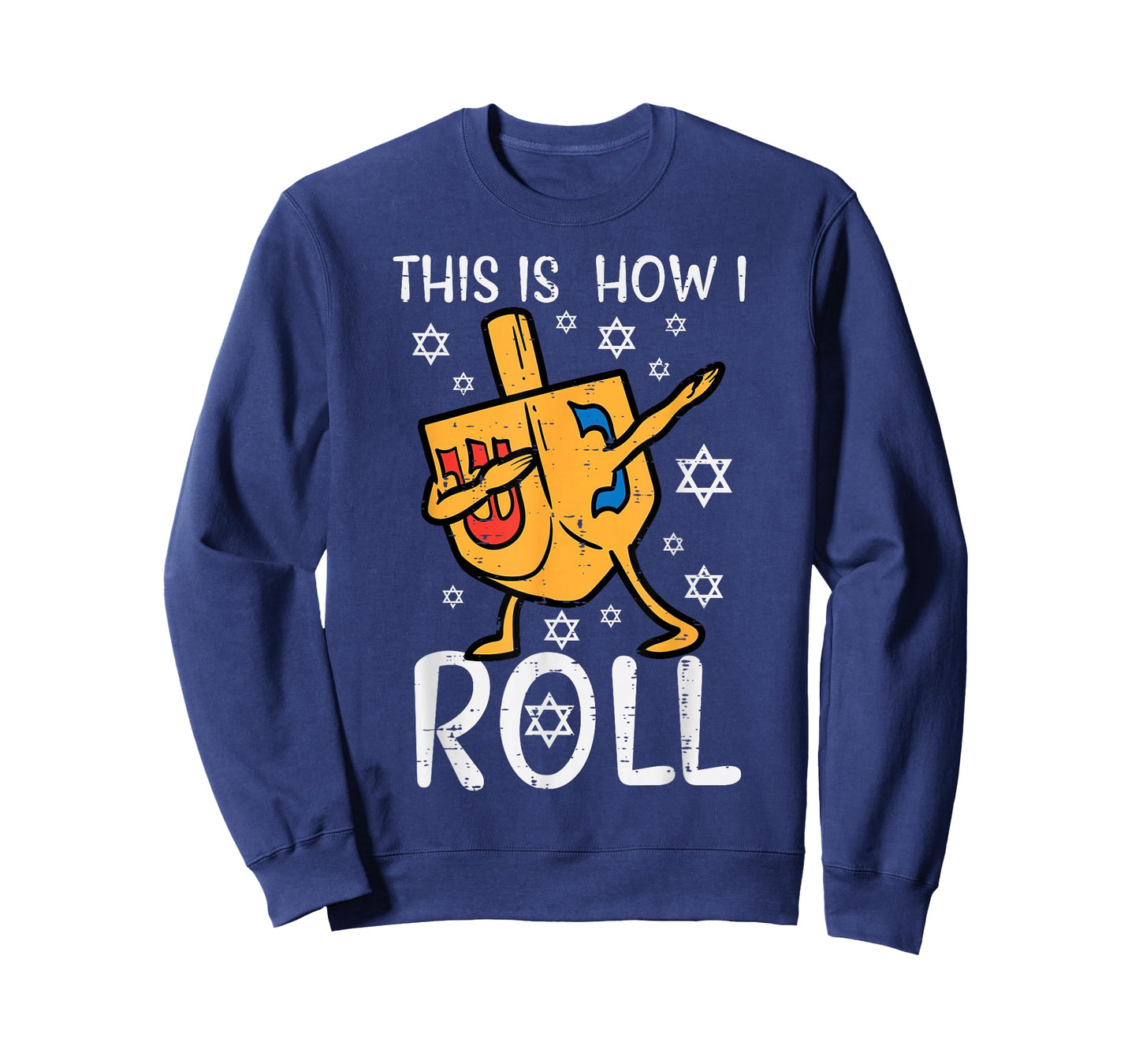 Dabbing Dreidel Ugly Hanukkah Funny Chanukah Men Women Kids T-Shirt