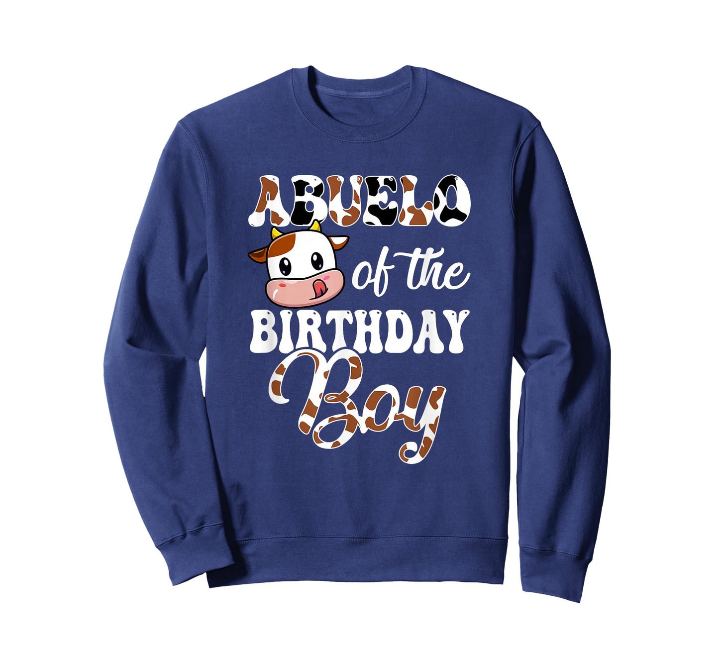 Abuelo Of The Birthday Boy Cow Farm 1St Birthday Boy T-Shirt