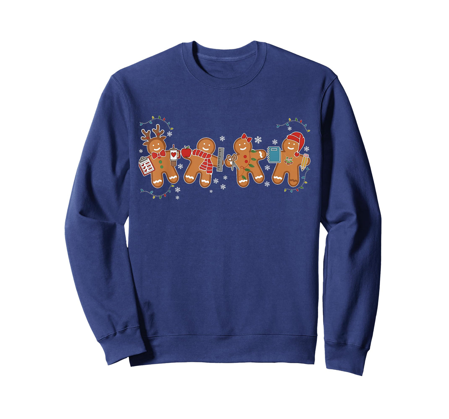 Gingerbread Teacher Holiday for Teacher Staff Christmas T-Shirt