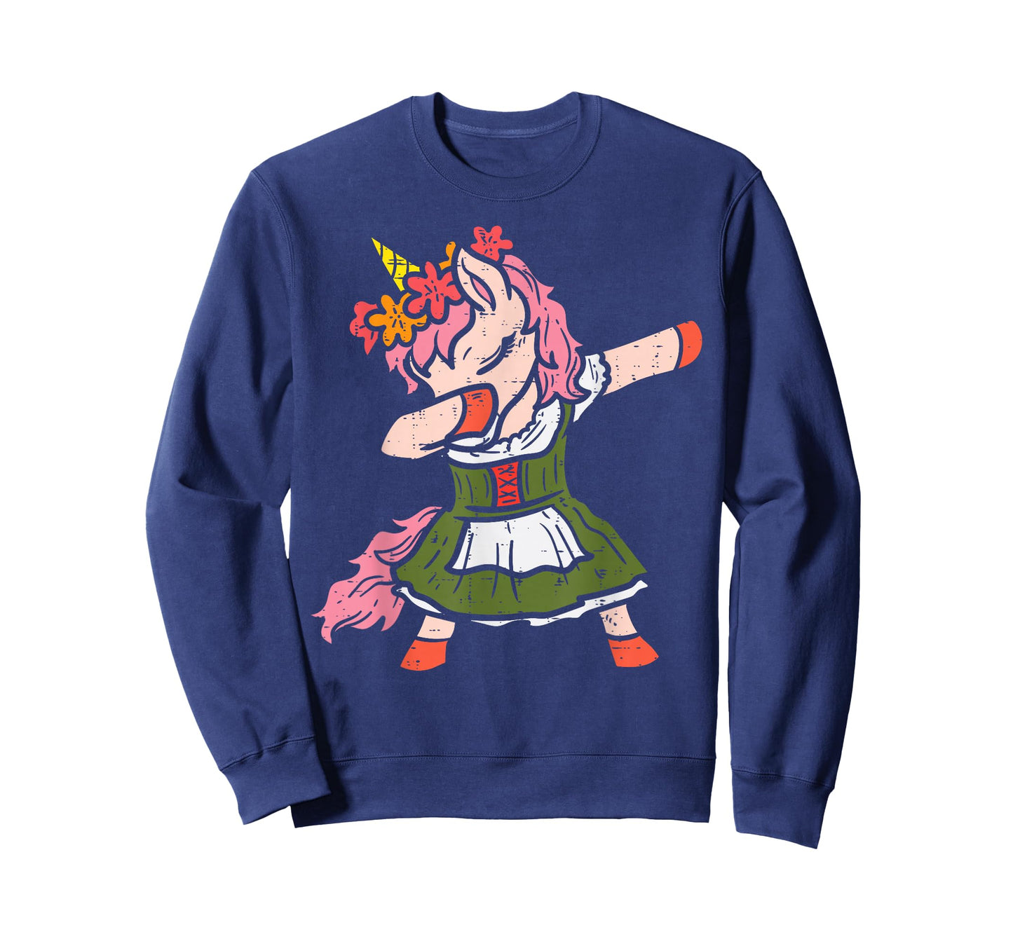 German Unicorn Dab Drindl Bavarian Oktoberfest Girls Kids T-Shirt