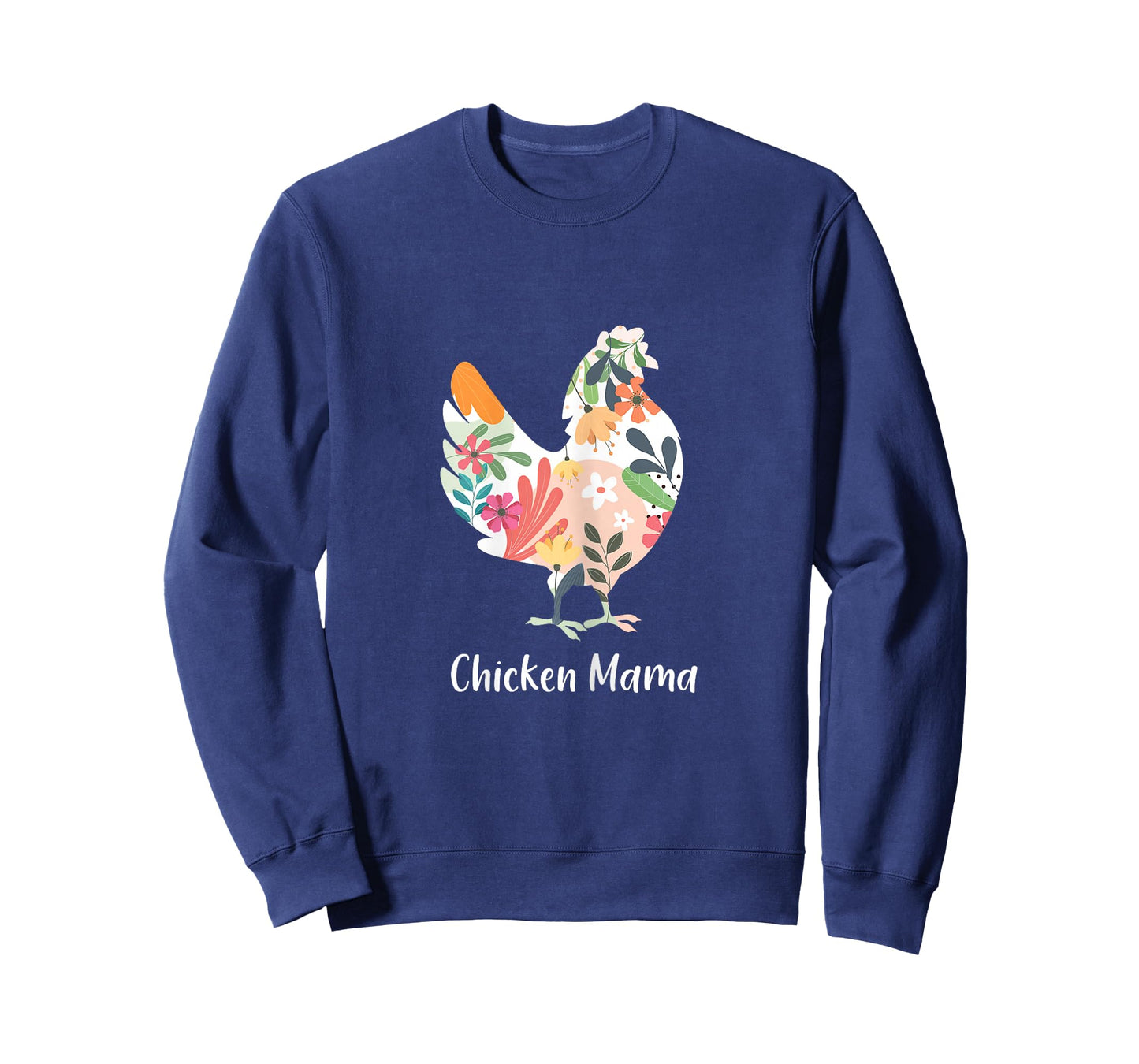 Chicken Mama Flowers Farmer Mother's Day T-Shirt