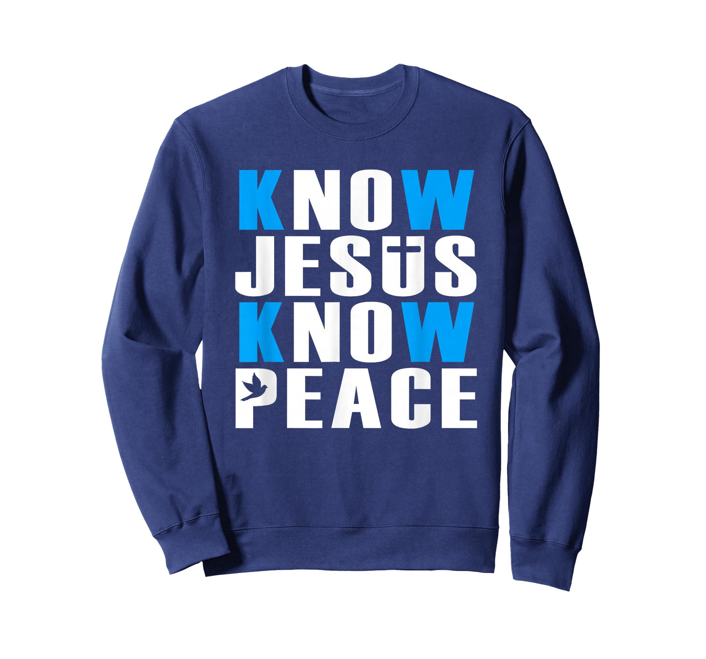 Christian Know Jesus Know Peace Religion God Church Bible T-Shirt