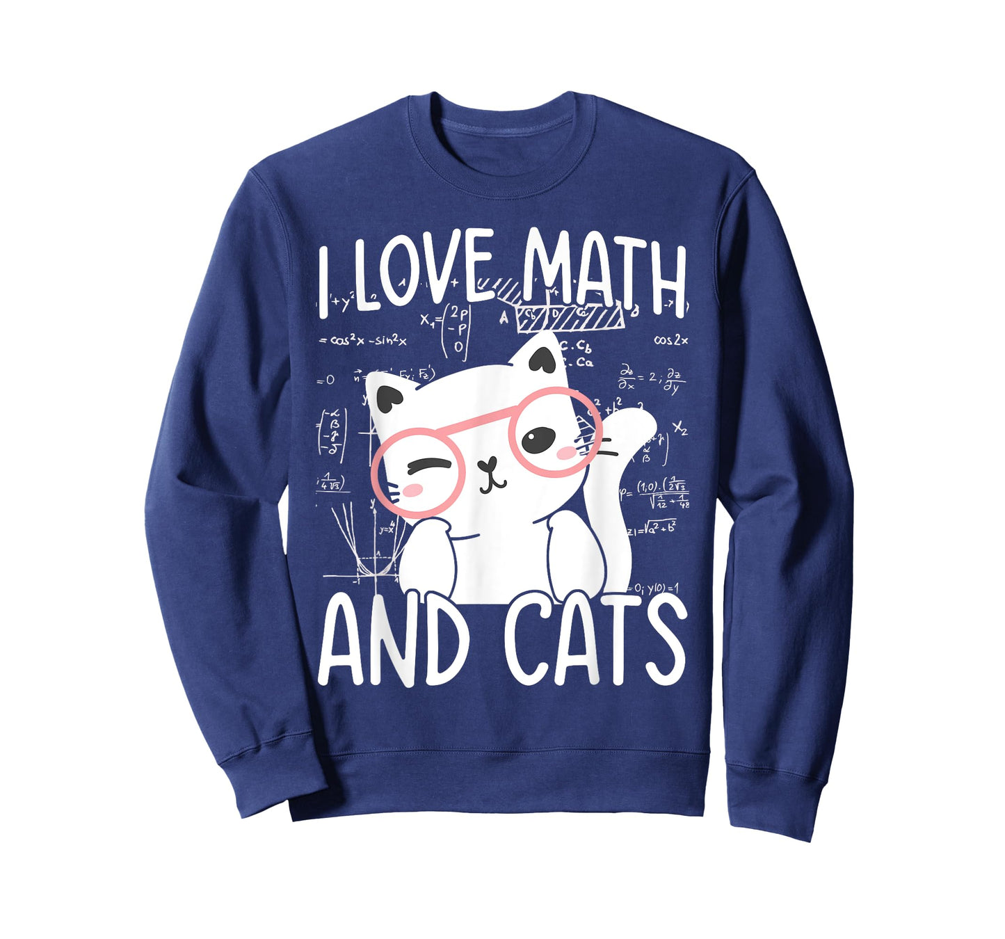 I Love Math And Cats T-Shirt