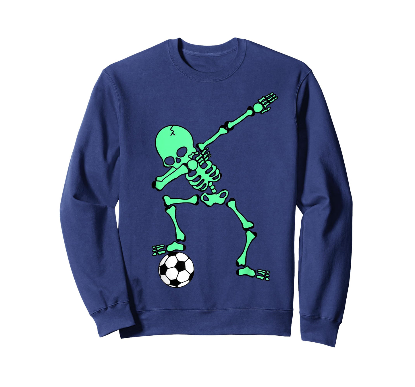 Dabbing Skeleton Soccer Shirt, Halloween Dab Shirt, Kids T-Shirt