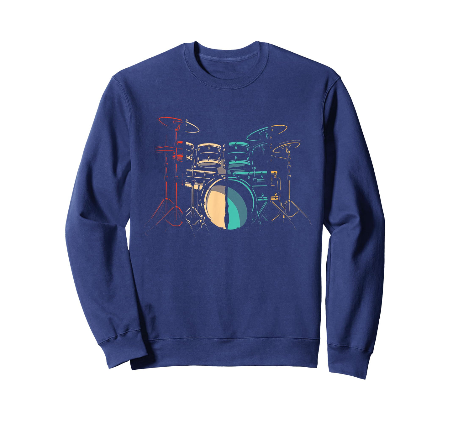 Vintage Retro Drums Drum Sticks Drumming Drummer T-Shirt