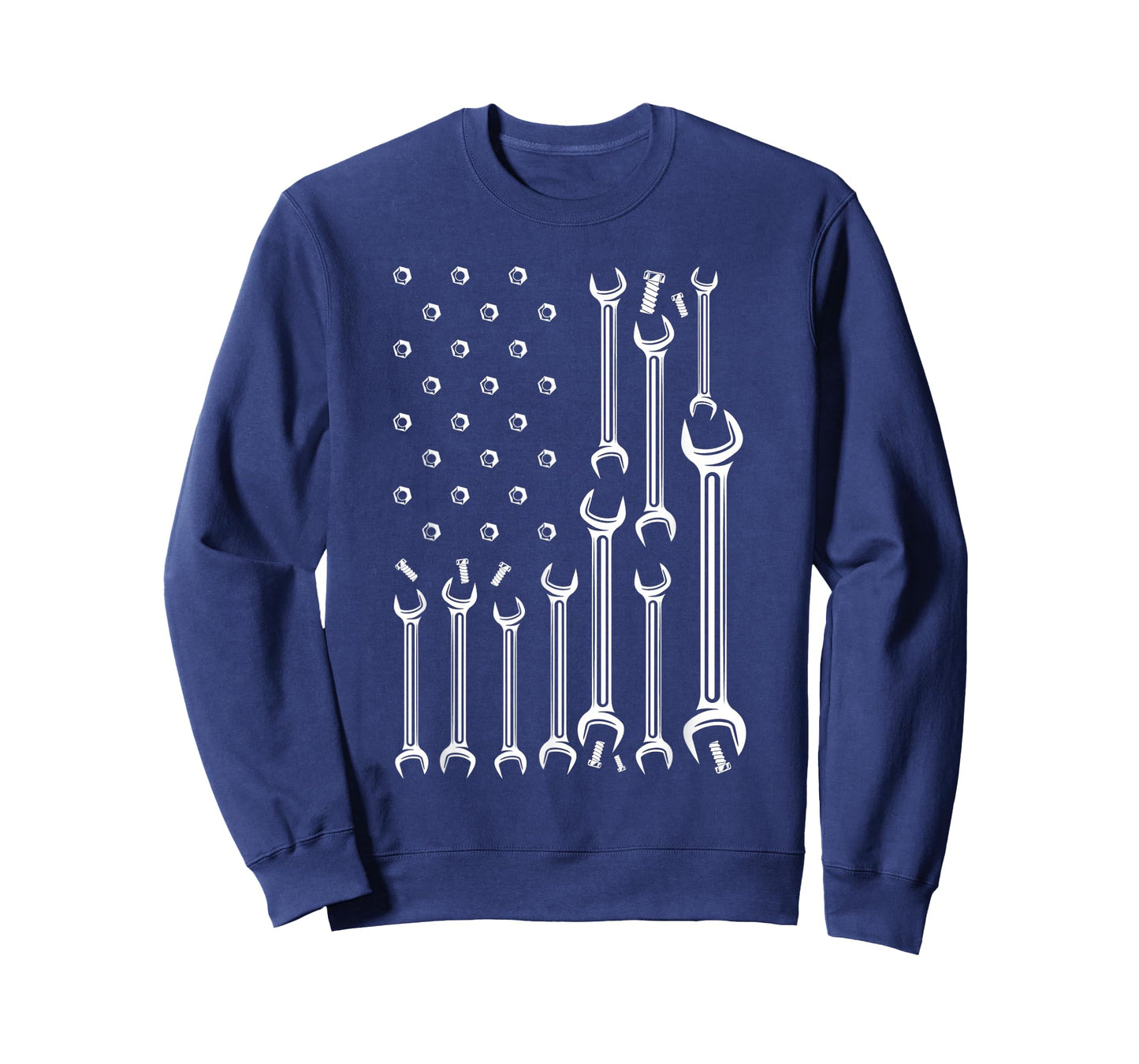 American Flag USA Mechanic Wrenches Tools Gift T-Shirt