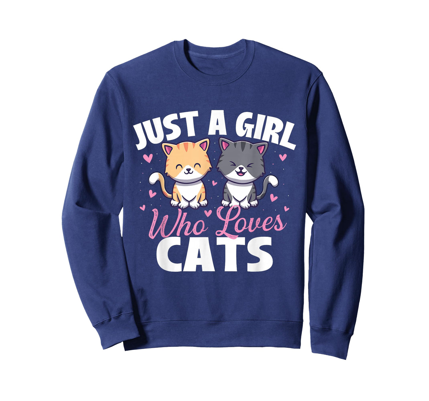 Just A Girl Who Loves Cats - Cat Owner Animal Lover Kitty T-Shirt