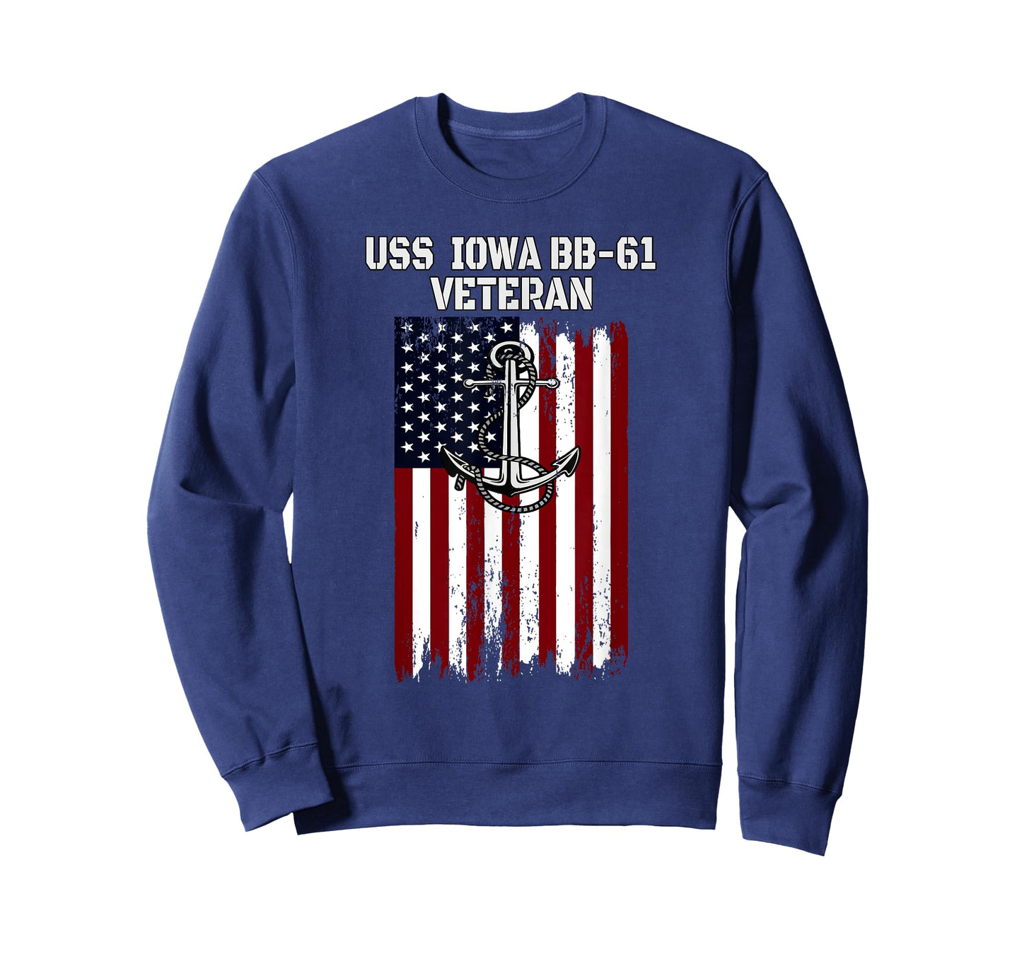 Battleship USS Iowa BB-61 Veteran Warship Father Grandpa Dad T-Shirt