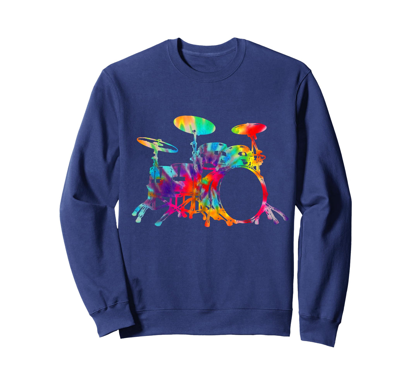 Drummer Tie Dye Drum Set Drums Drumming Vintage T-Shirt