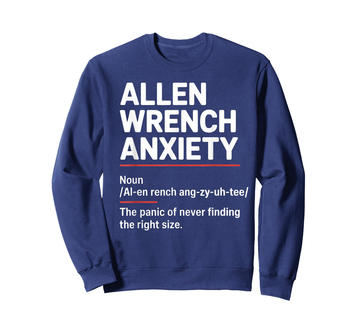 Cool Fixing Definition Toolbox Mechanic Allen Wrench Anxiety T-Shirt