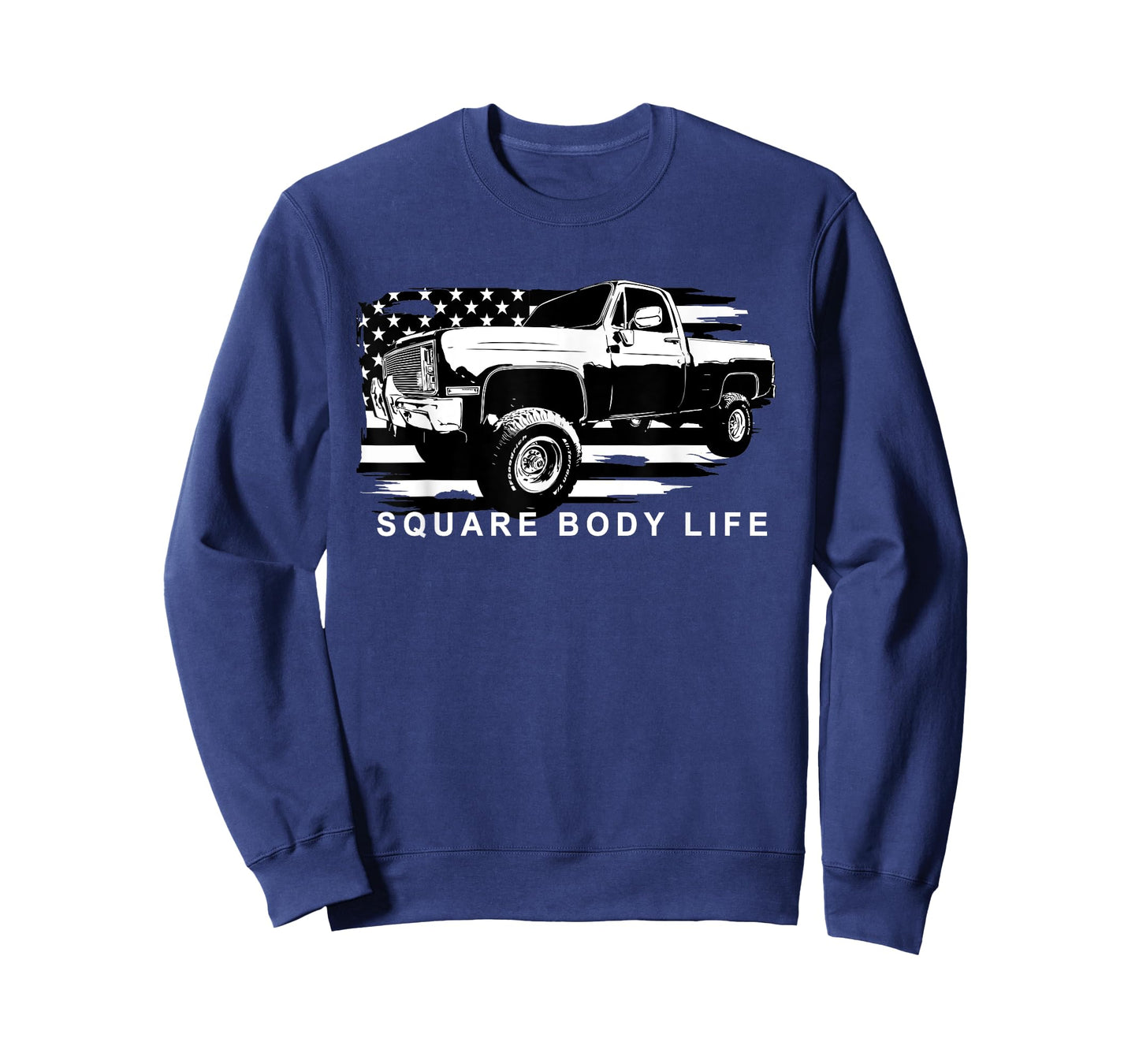 Squarebody Truck American Flag Square Body T-Shirt