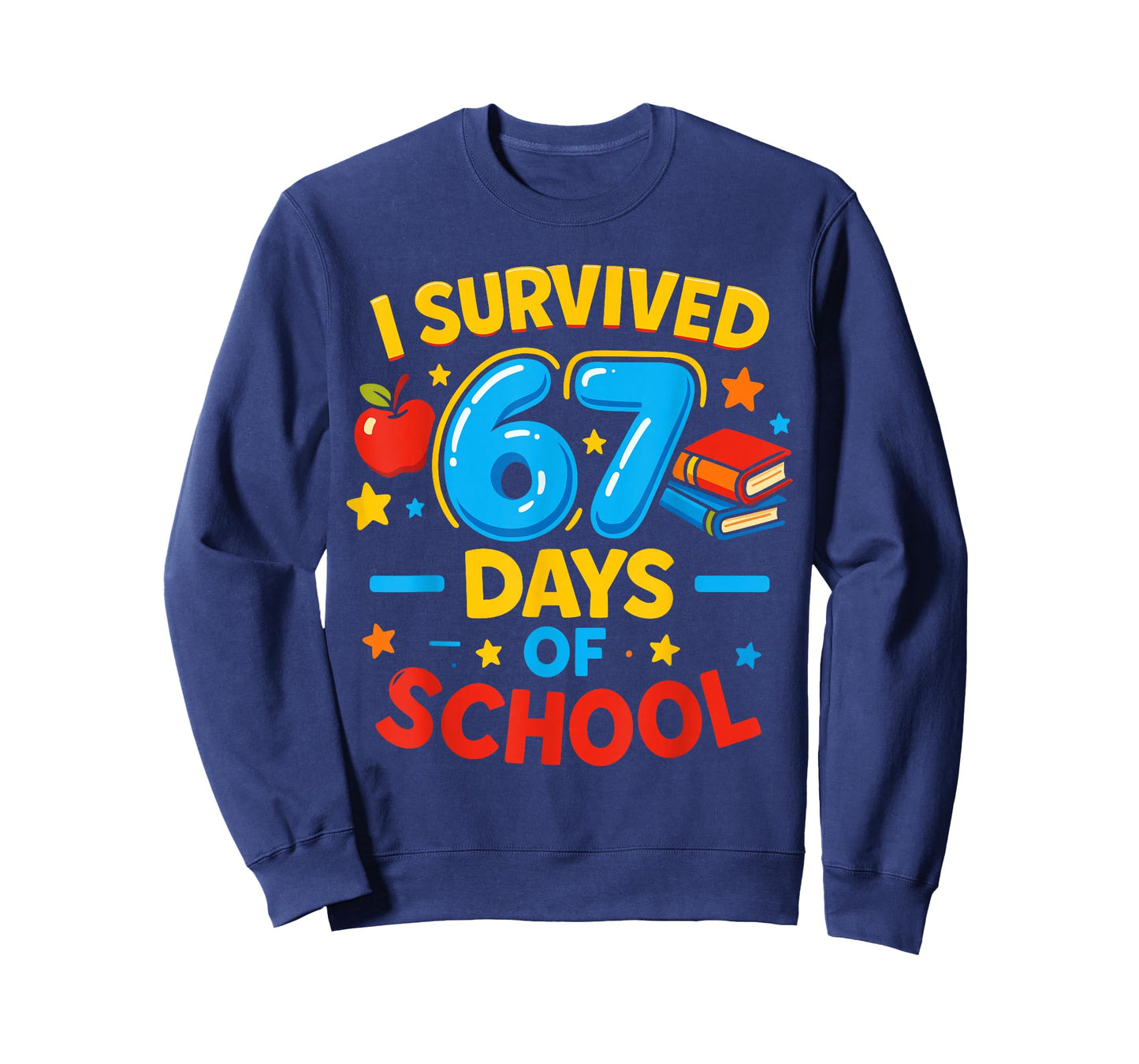 I Survived 67 Days of School Six Seven Meme Teacher Student T-Shirt