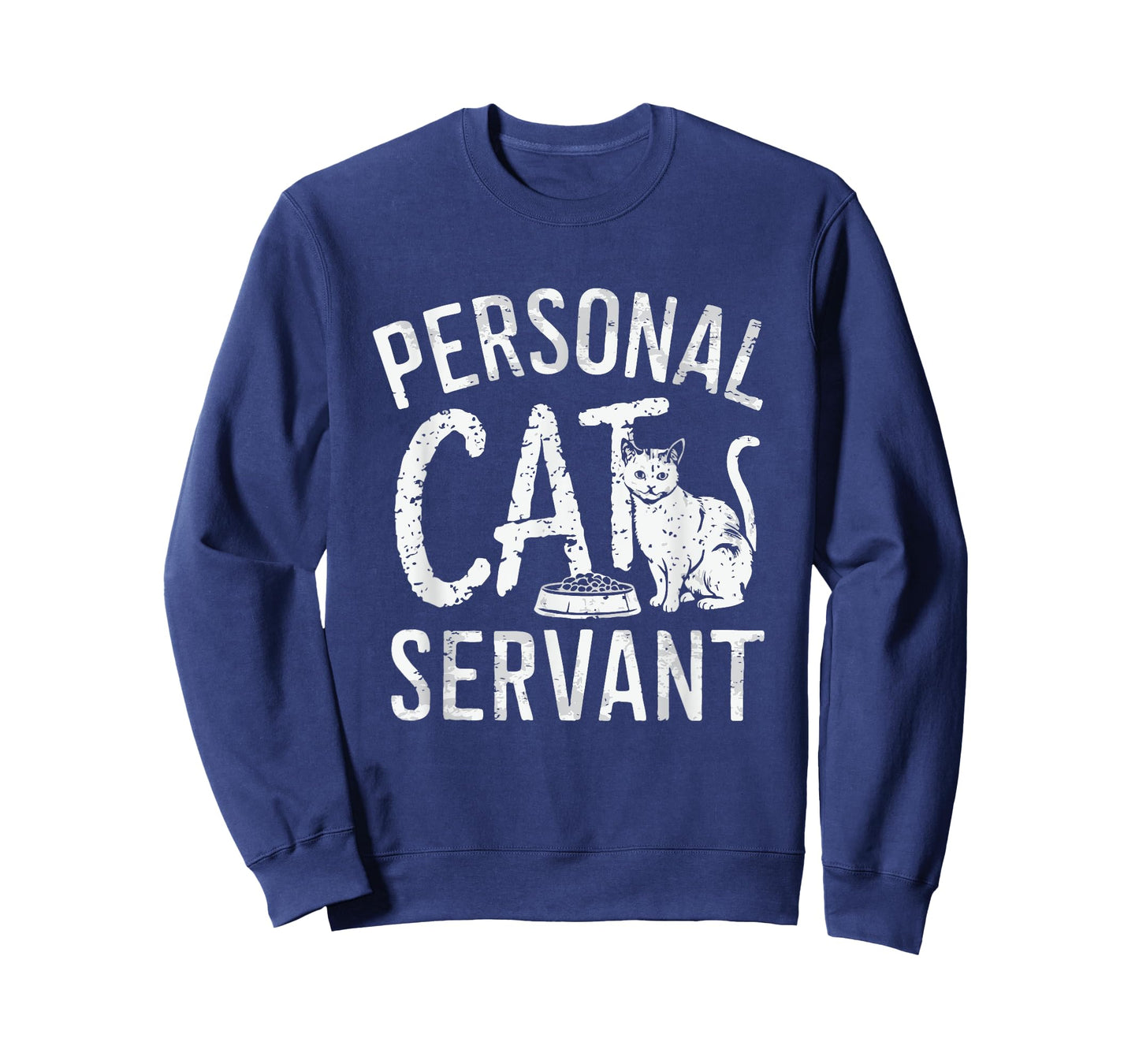 Personal Cat Servant Cat Owner Mom Or Dad T-Shirt