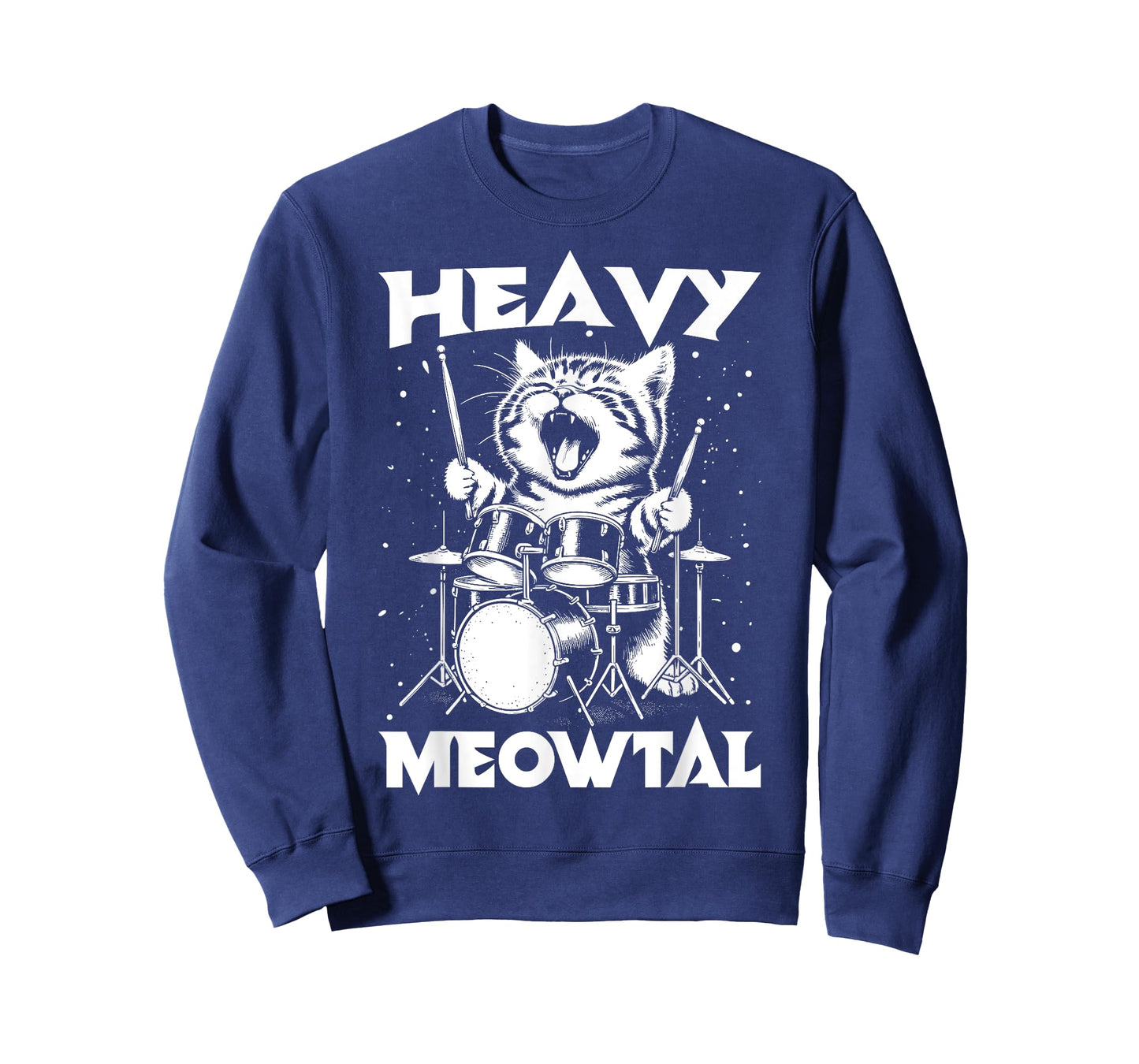 Heavy Meowtal - Funny Cat & Heavy Metal T-Shirt