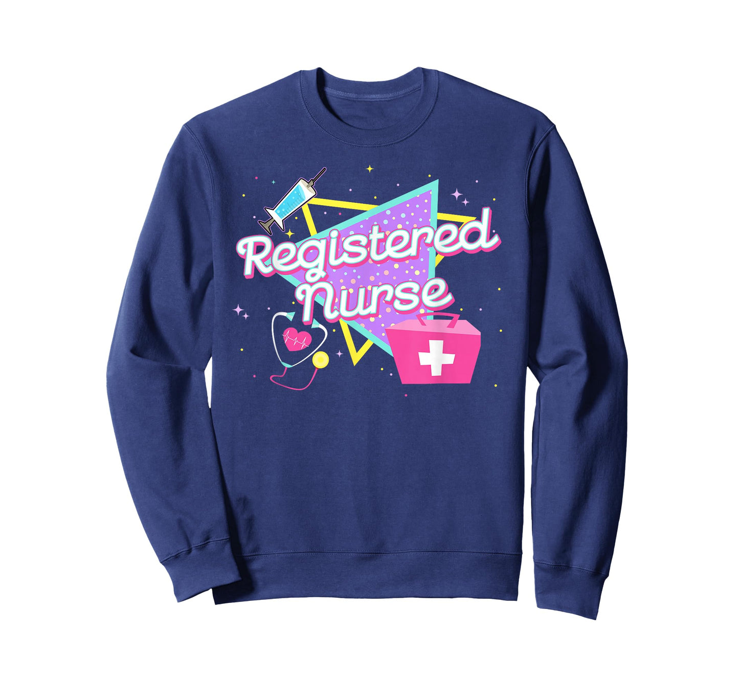 90s Retro Style Registered Nurse Shirts For Women Nurse T-Shirt