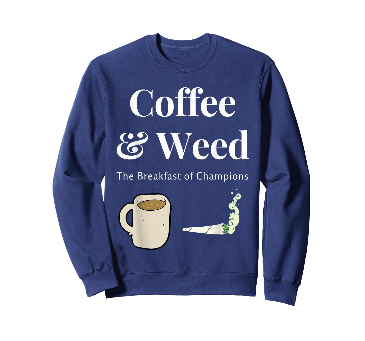 Coffee & Weed Pot Head Gift Cannabis & Caffeine Wake & Bake T-Shirt
