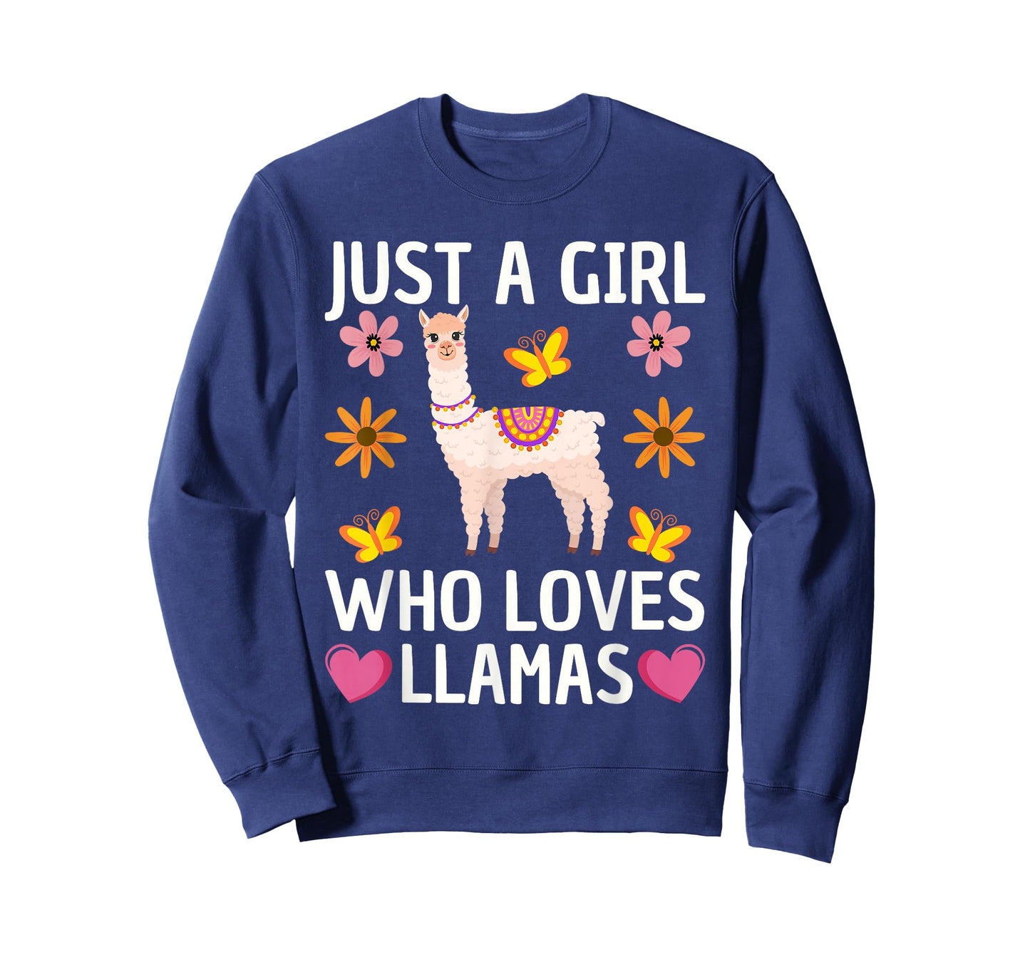 Cute Llama For Women Girls Farming Llama Lovers Alpaca Farm T-Shirt