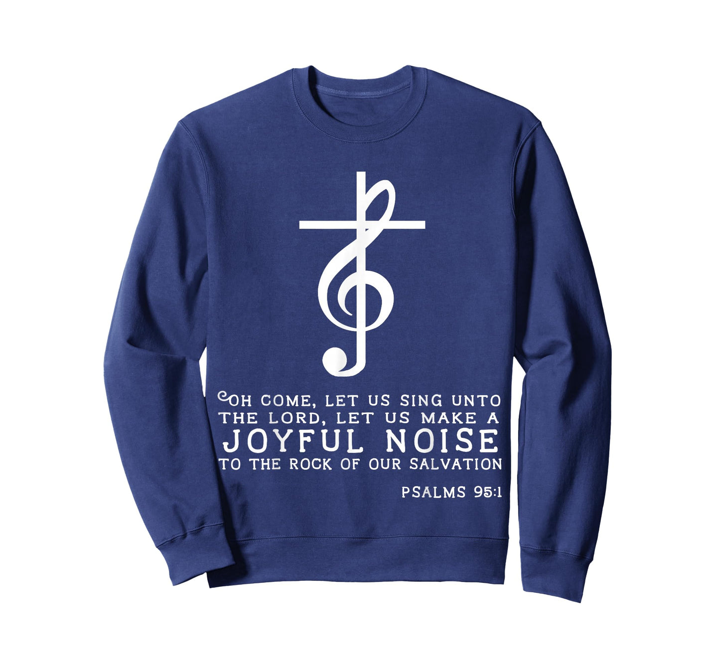 Christian Music Cross Tee Treble Clef Musical Gift Tshirt T-Shirt