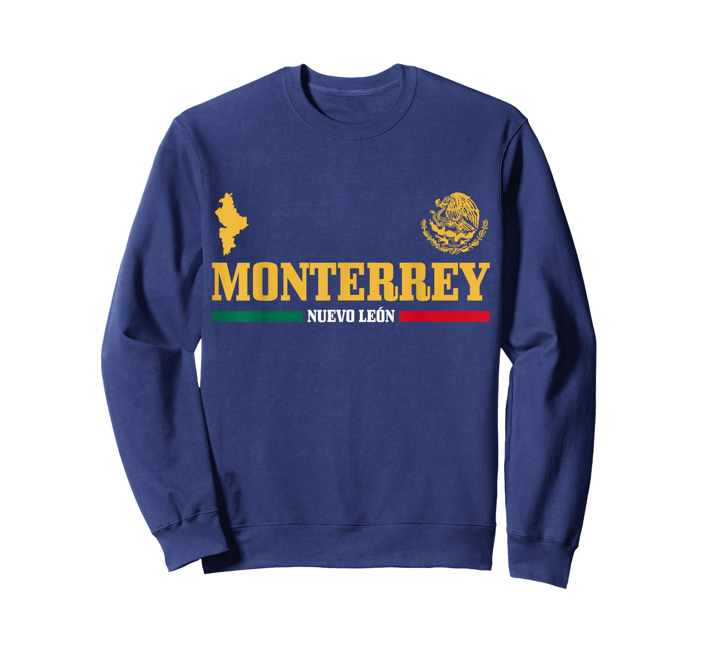 Monterrey Nuevo Leon Mexico Pride Mexican Flag T-Shirt