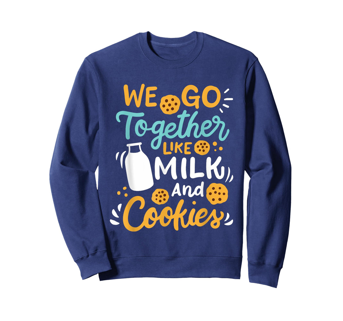 Baking Milk And Cookies Couple T-Shirt