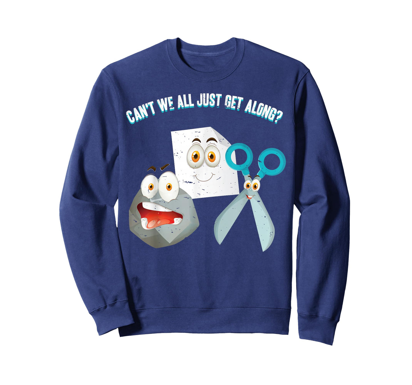 Can't We All Just Get Along? Rock Paper Scissors T-Shirt