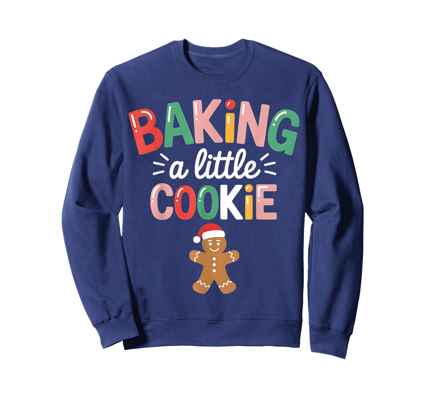 Cute Christmas Baking A Little Cookie Reveal Tee T-Shirt