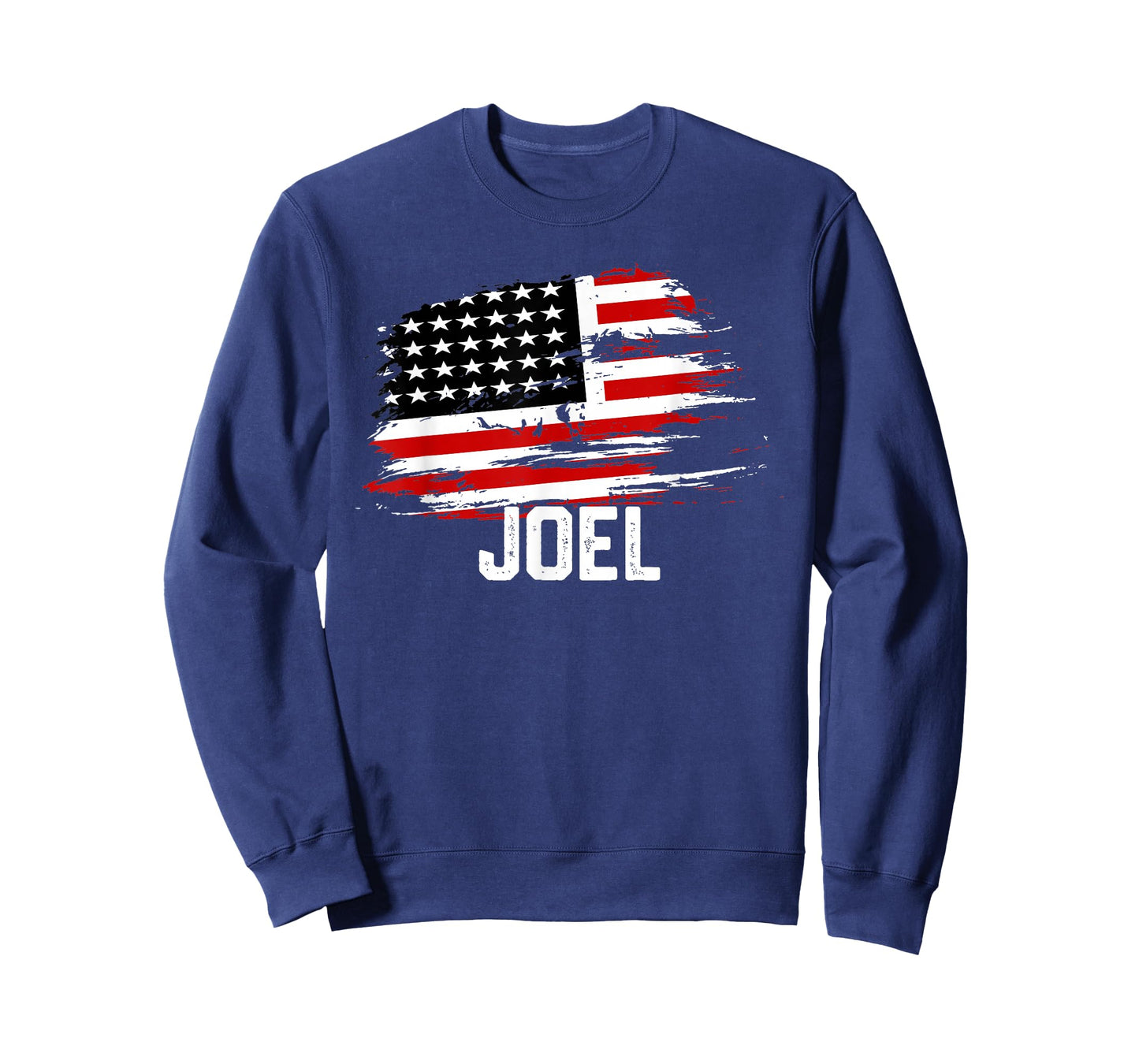 JOEL USA Flag T-Shirt Personalized 4th of July JOEL T-Shirt