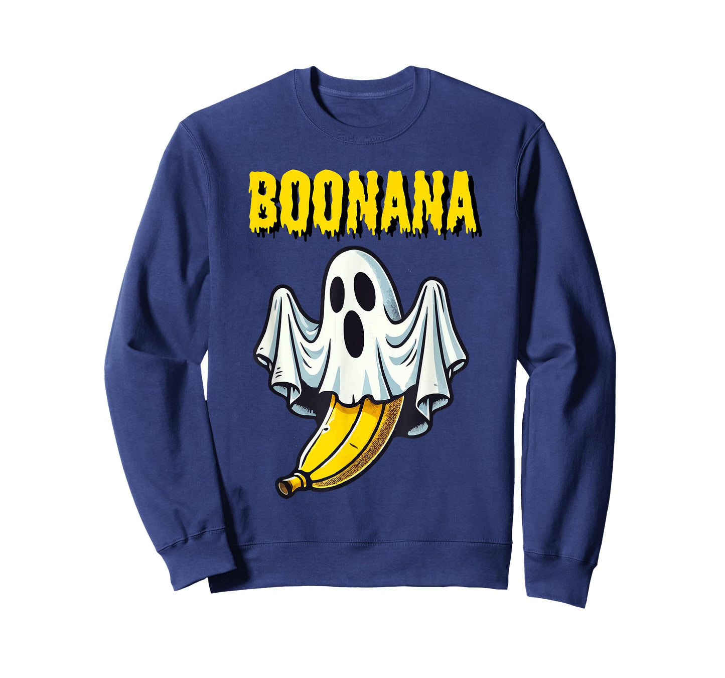Funny Ghost Boo Banana Boonana Halloween Spooky Costume Tee T-Shirt