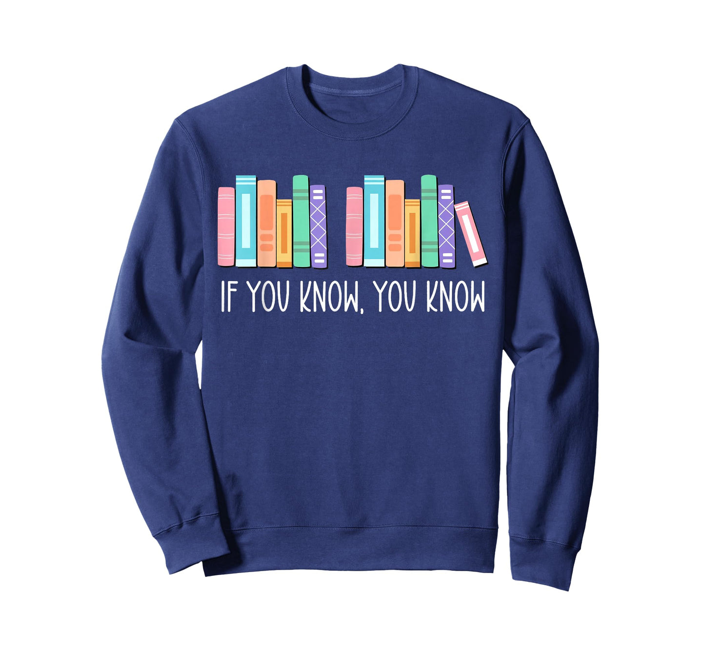 Funny If You Know You Know 6 7 Reading Books Merry Christmas T-Shirt