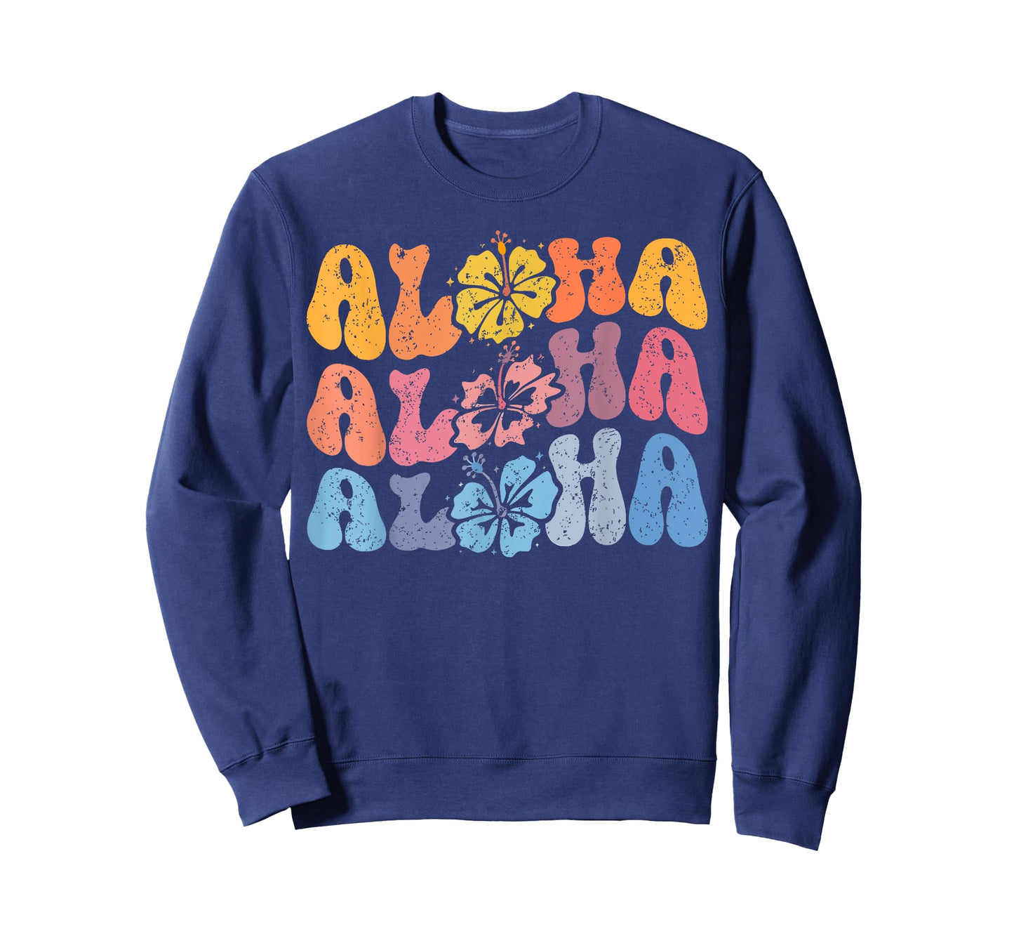 Aloha Hawaiian Summer Vacation Shaka Hibiscus Kids Girls T-Shirt