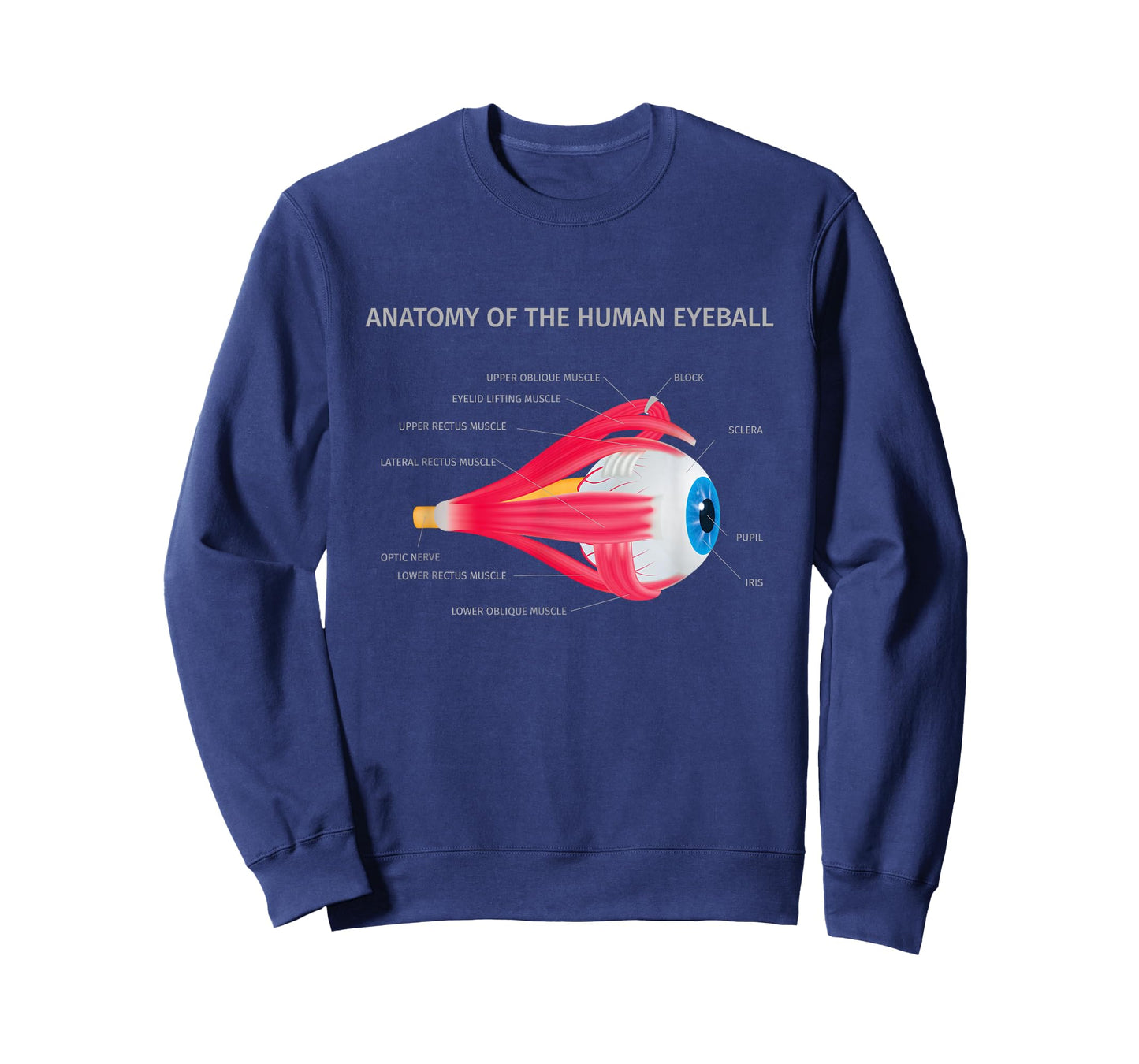 Anatomy of Human Eyeball for Medic T-Shirt