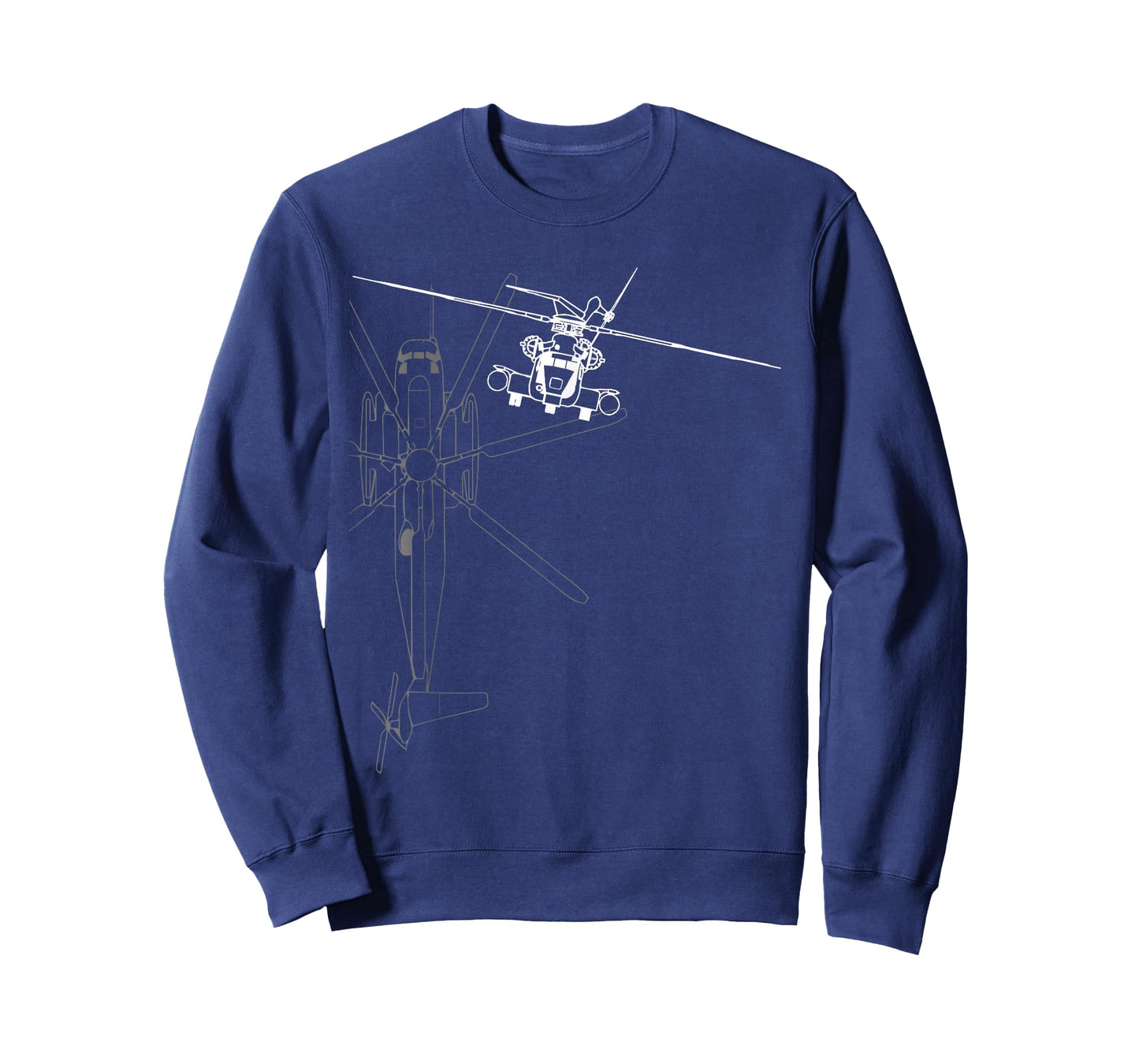CH-53 Super Stallion Helicopter Line Art T-Shirt