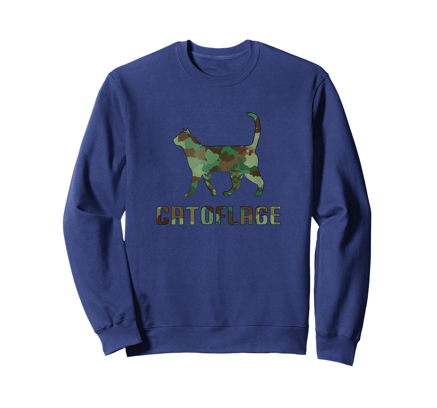 Camo Cat Catoflage Funny Cat Lover Cute Kitten Meow Cats T-Shirt