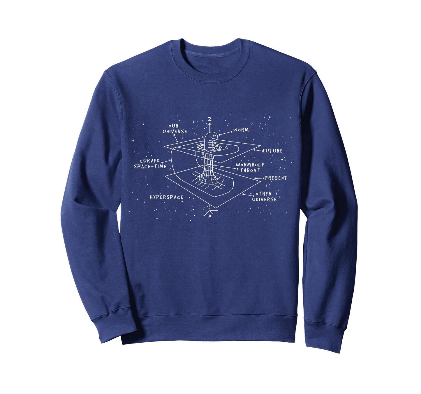 Astrophysics Gift - Time Curve Physics Worm Hole T-Shirt