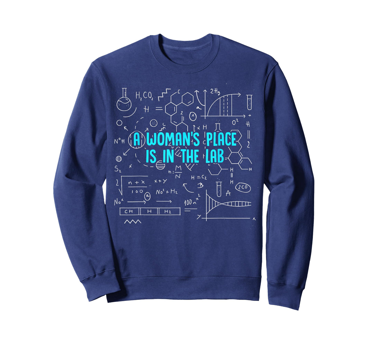 A Woman's Place Is In The Lab Female Scientist T-Shirt