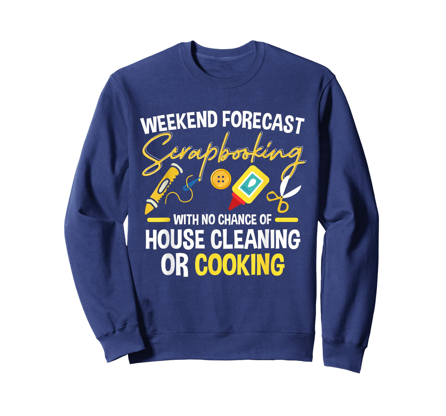 Crafting Scrapbook Crafter Weekend Forecast Scrapbooking T-Shirt