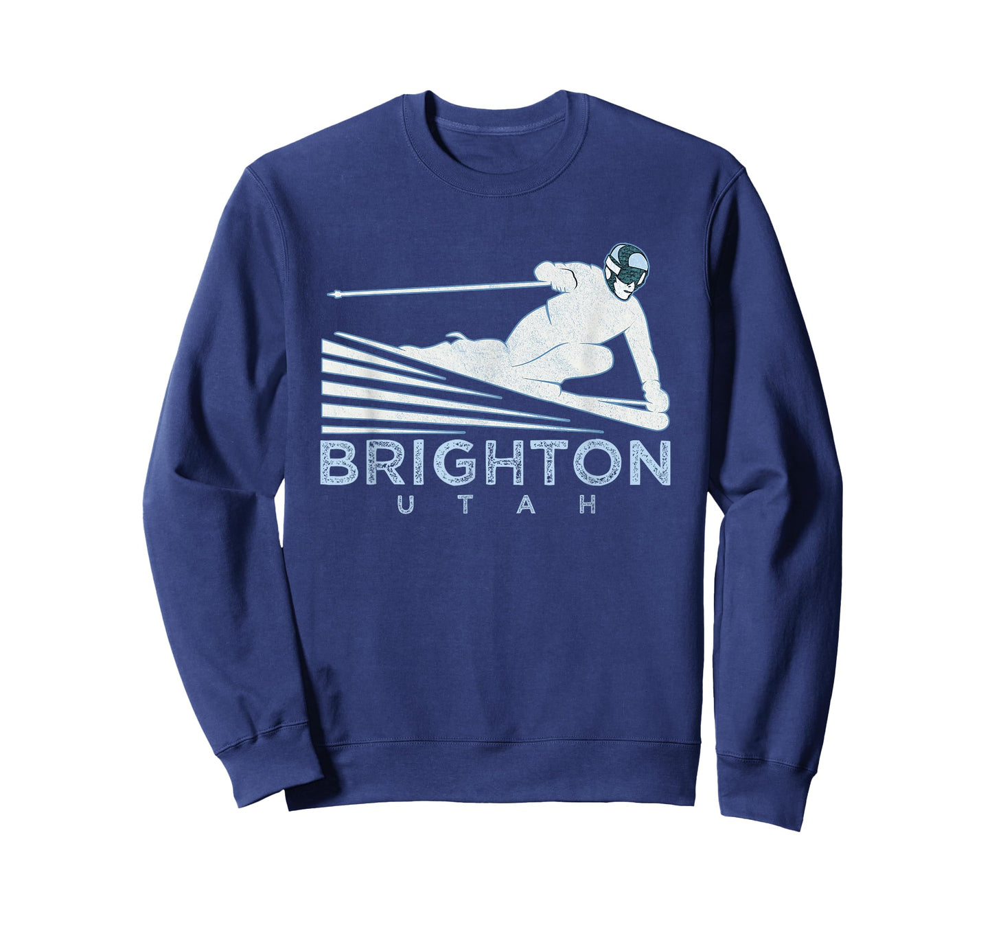 Retro Ski Brighton, Utah Illustration - Vintage Snow Ski T-Shirt