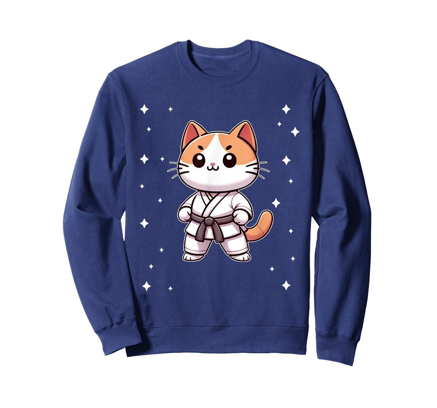 Cute kawaii karate cat Martial Arts T-Shirt for Men Women Kids