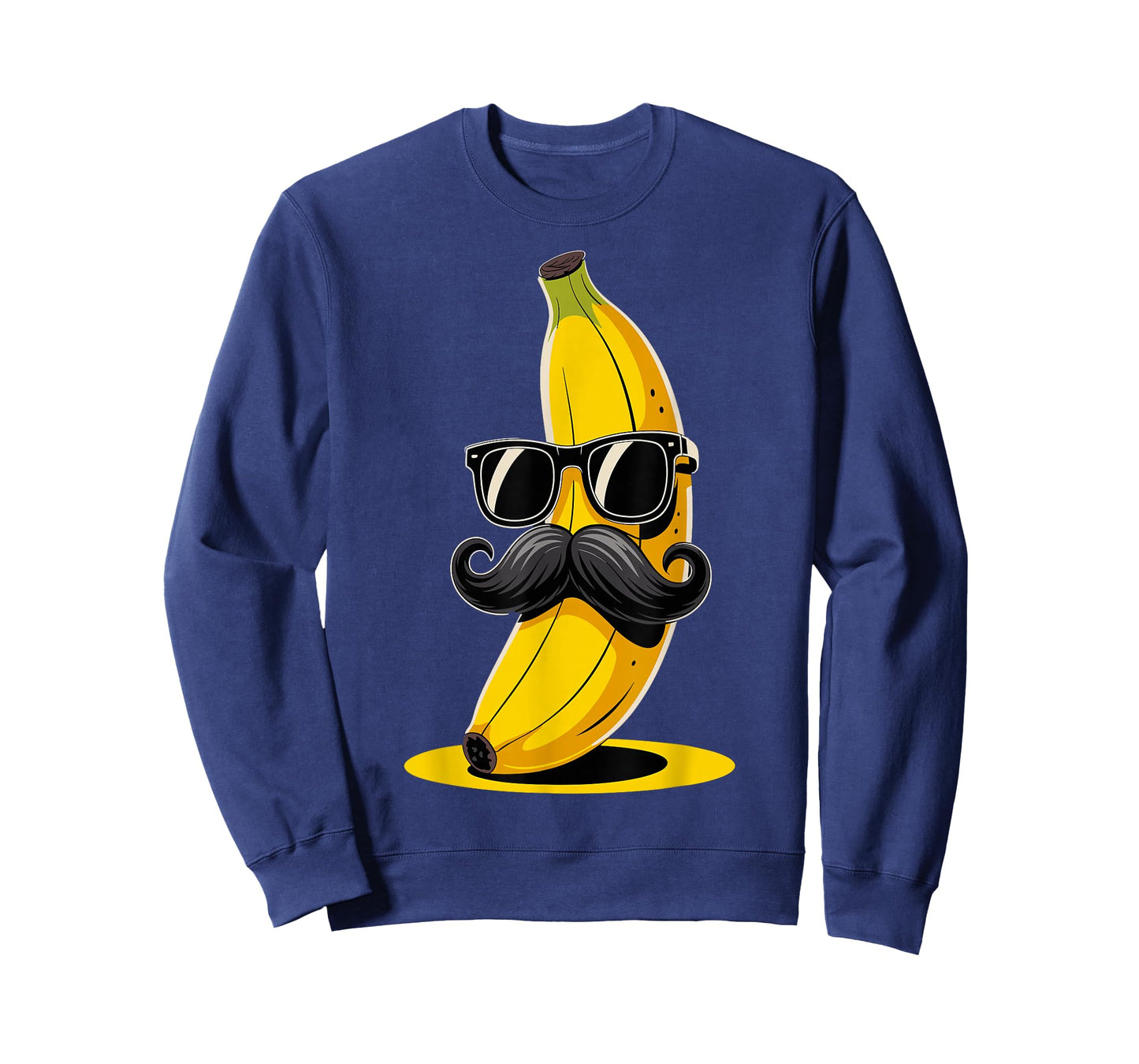 Banana Mustache Sunglasses Face Funny Fruit Cool Banana T-Shirt